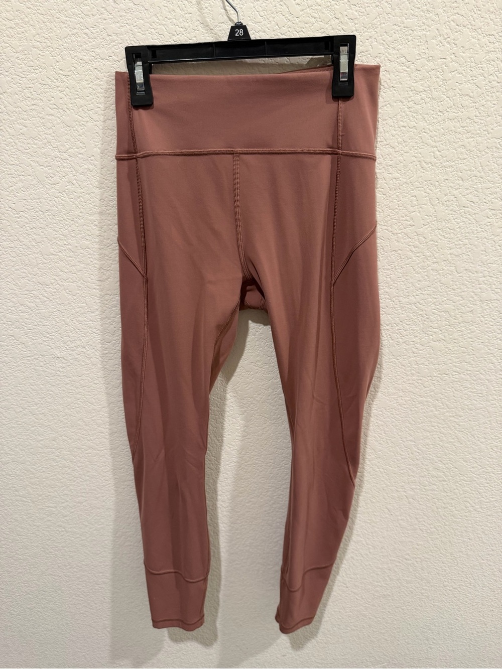 High Waist Mauve Active Leggings